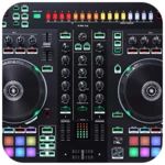 dj music mixer android application logo